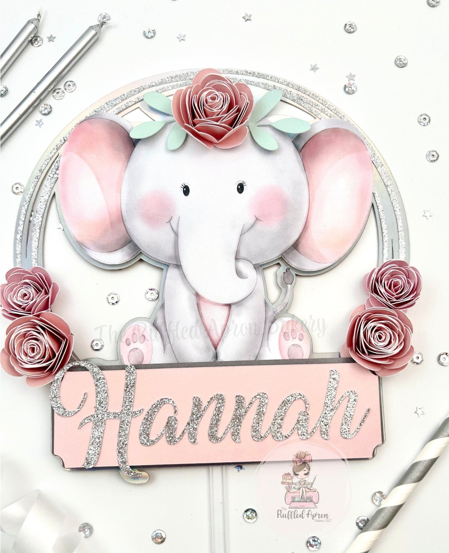Elephant Cake Topper