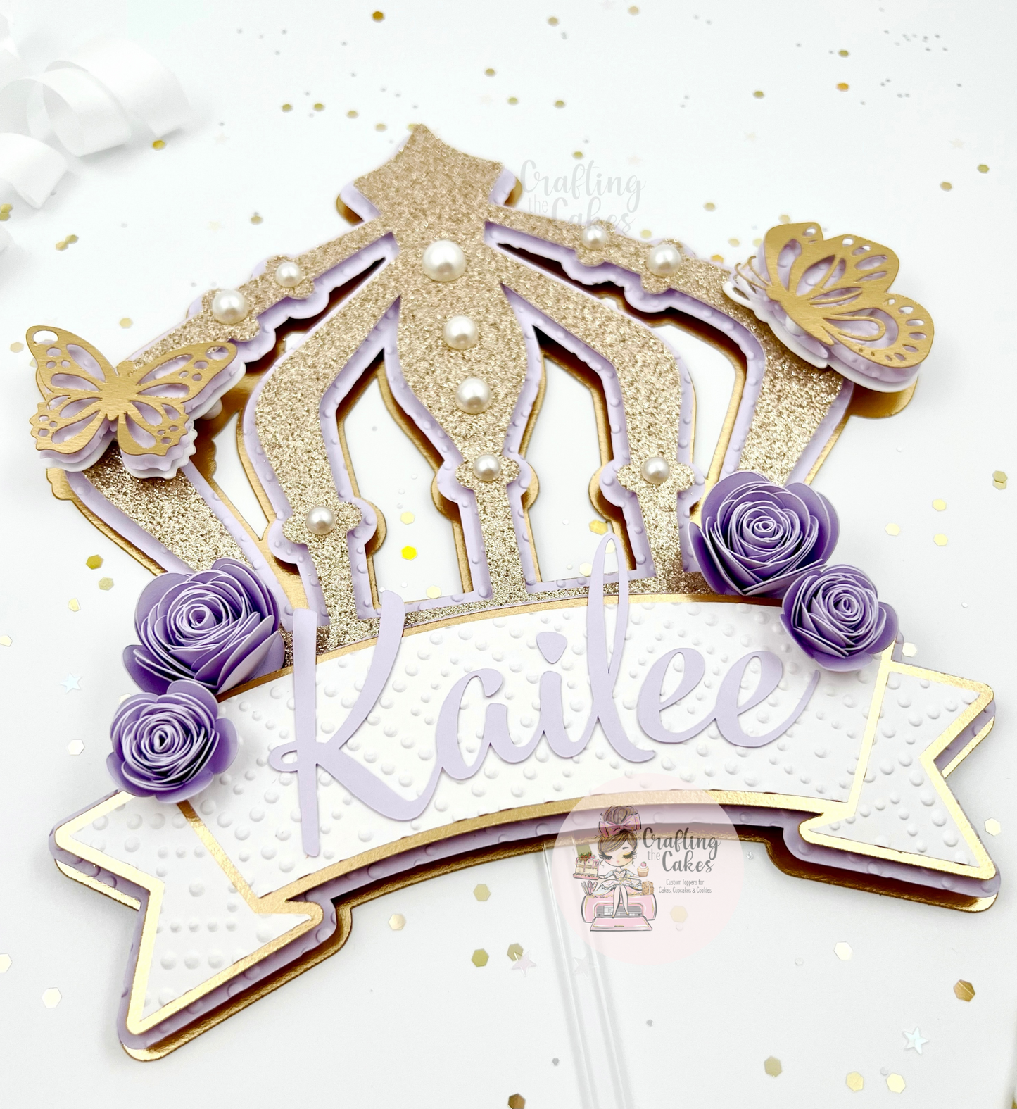 Princess Crown Cake Topper
