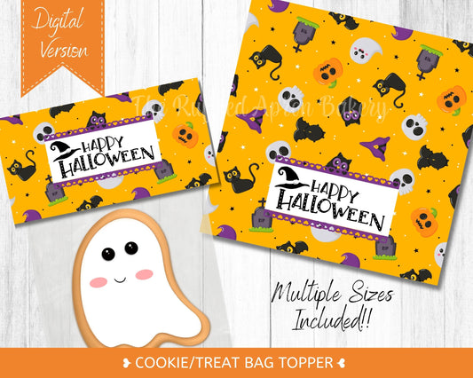 Happy Halloween Cookie Topper