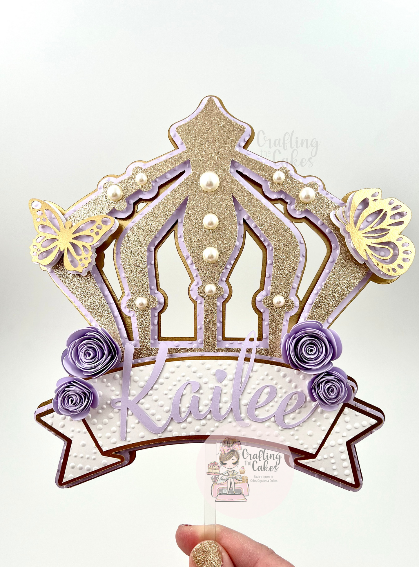 Princess Crown Cake Topper