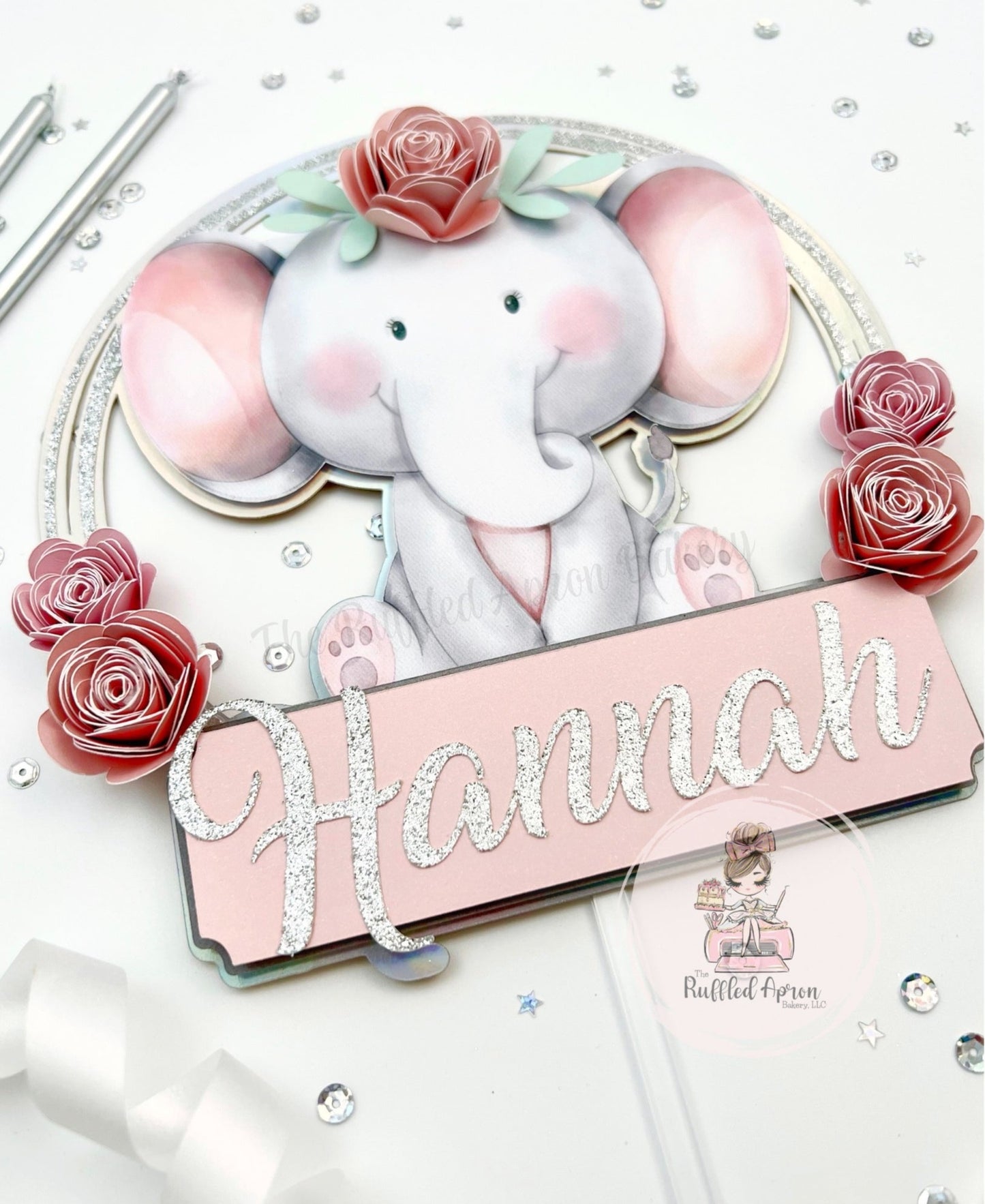 Elephant Cake Topper