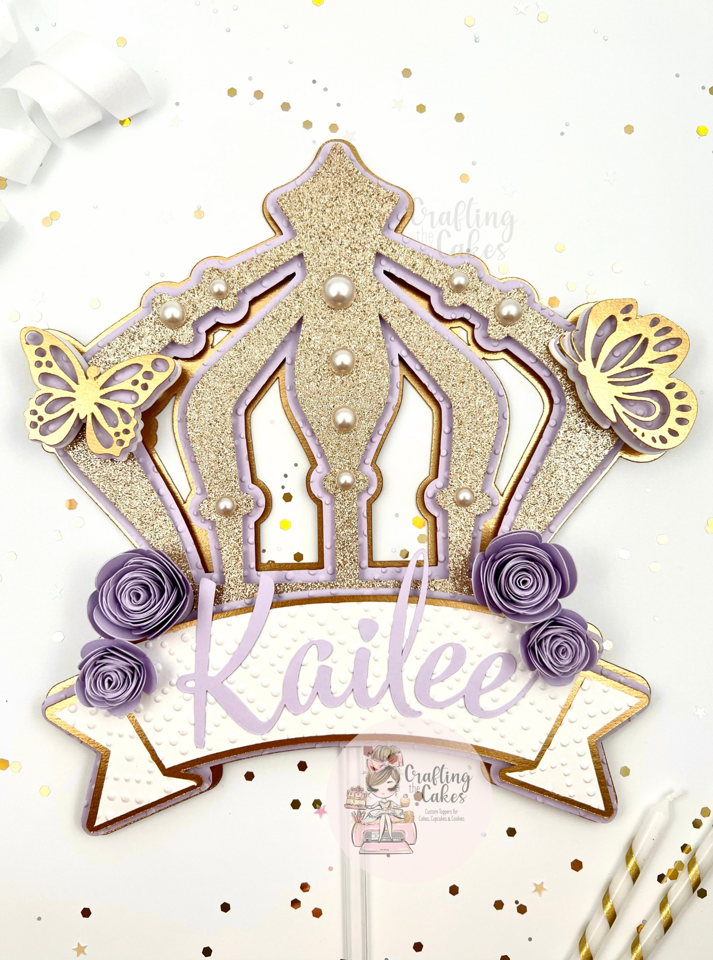 Princess Crown Cake Topper