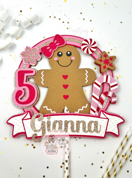 Gingerbread Cake Topper