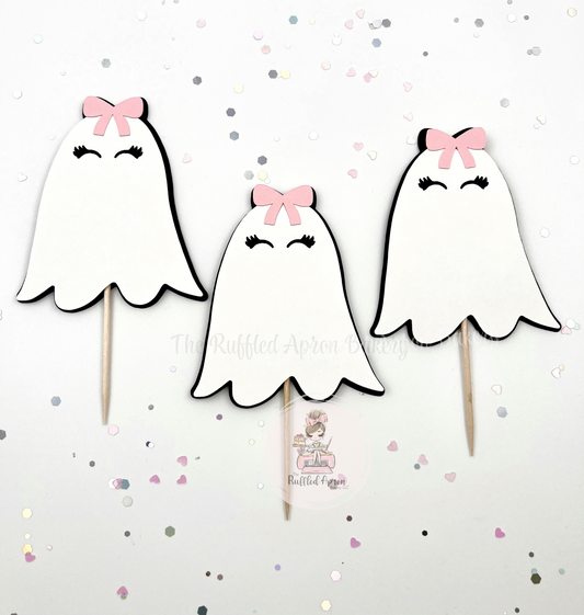 Ghost Cupcake Toppers