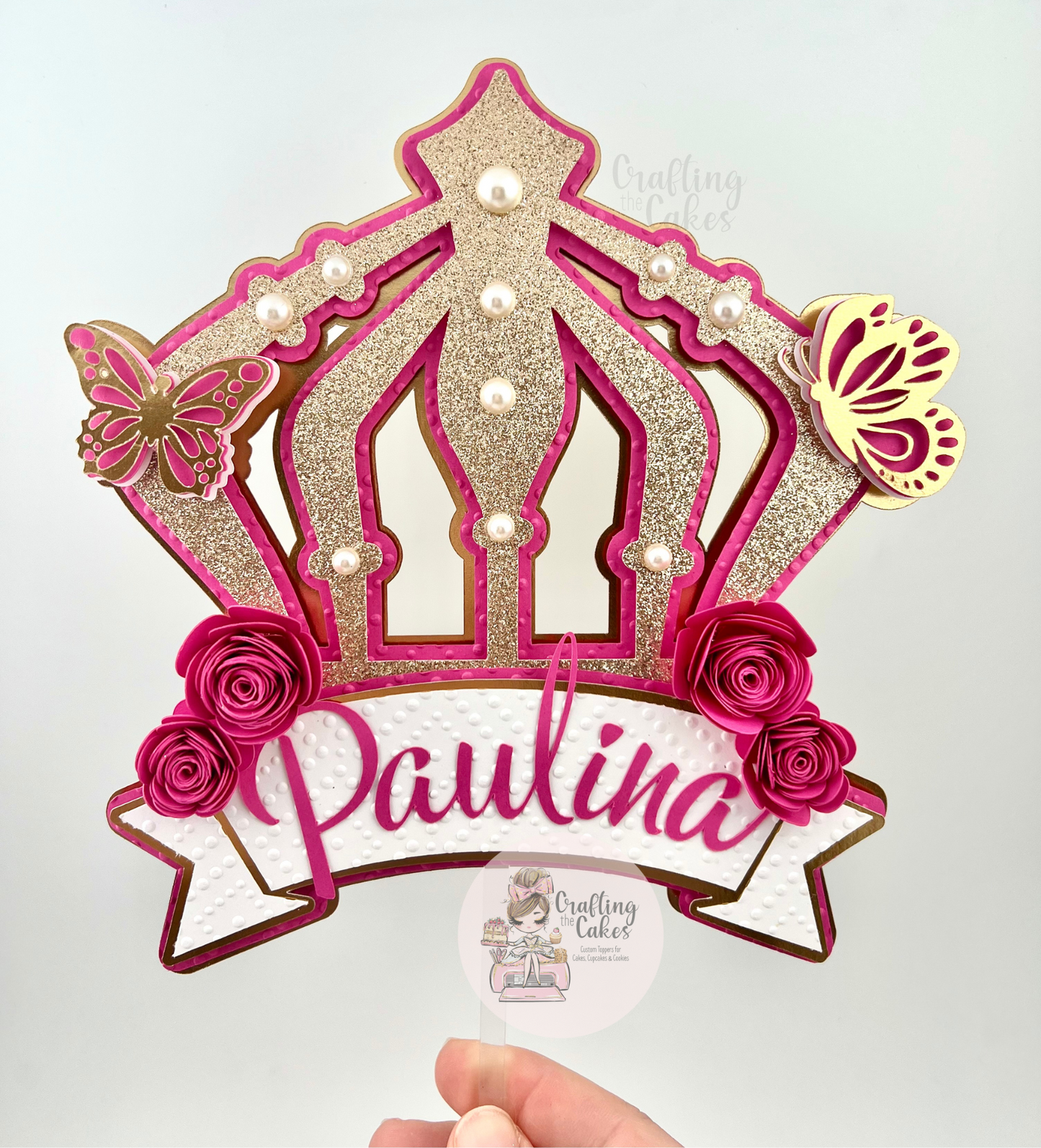 Princess Crown Cake Topper