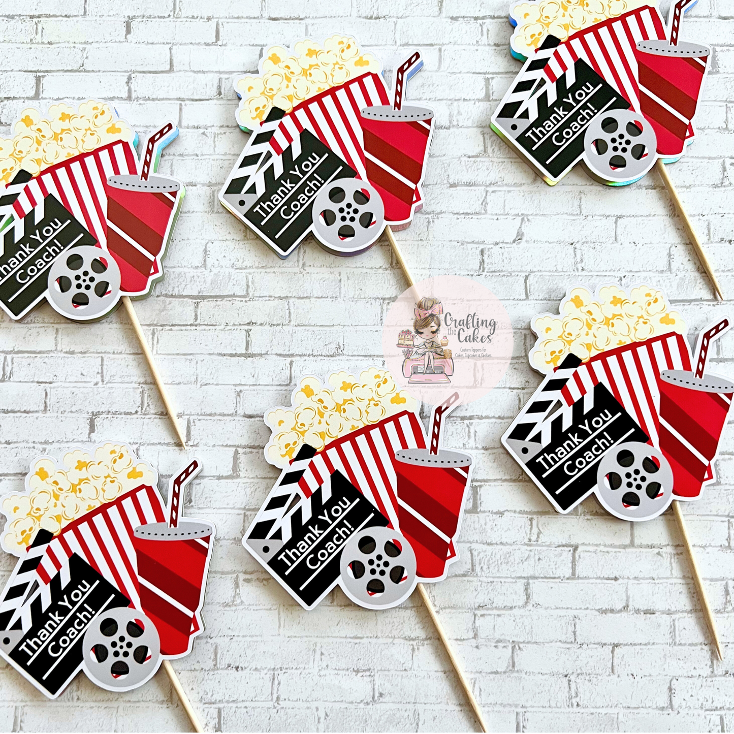 Movie Theater Cupcake Toppers
