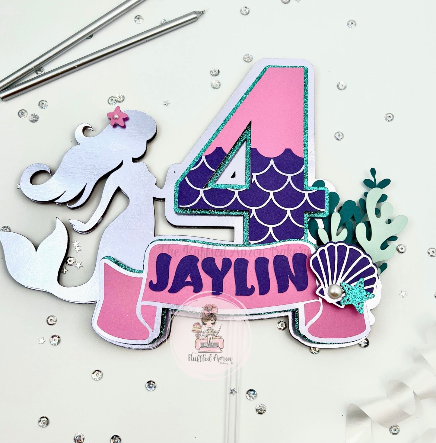 Mermaid Cake Topper