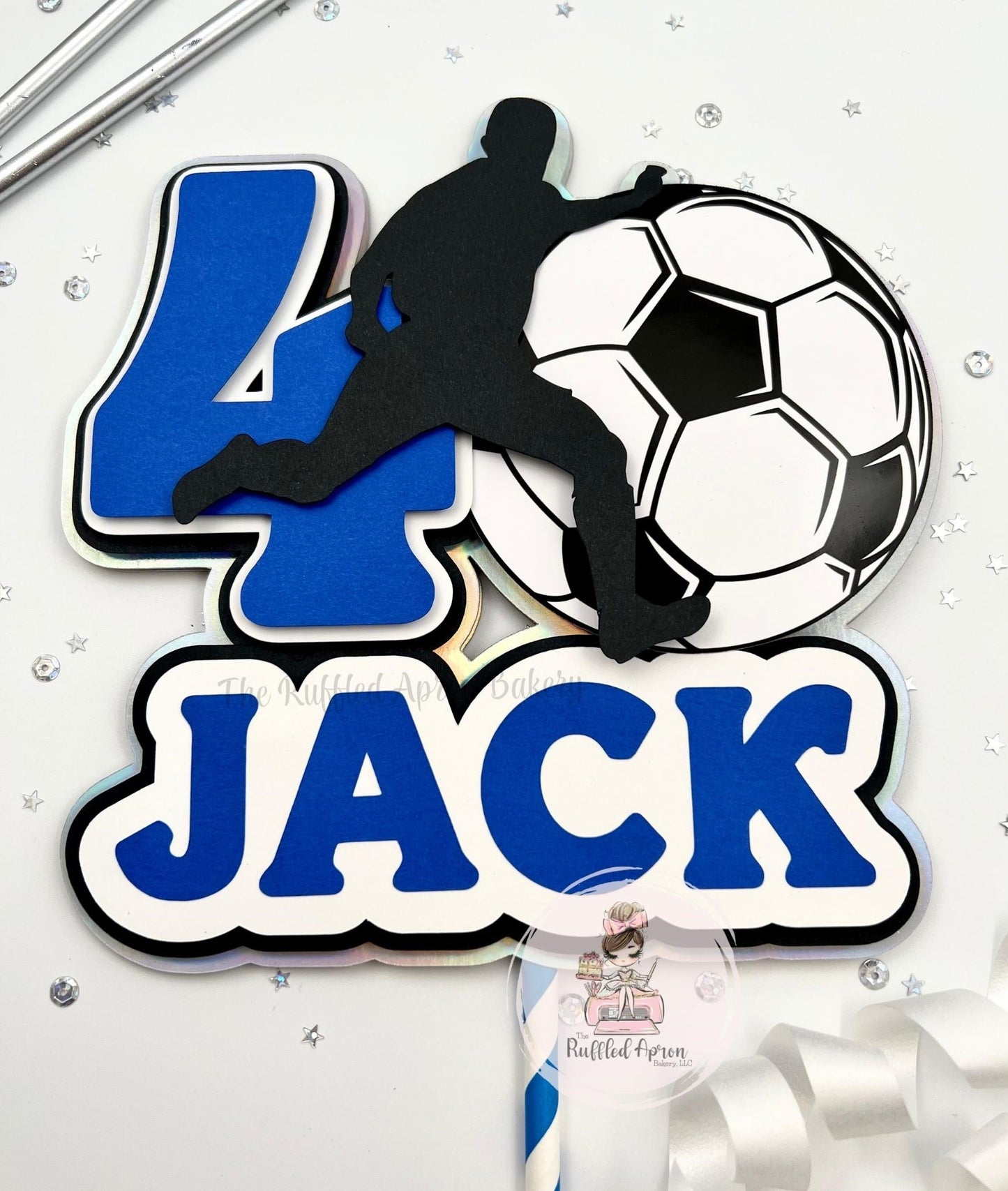 Soccer Cake Topper