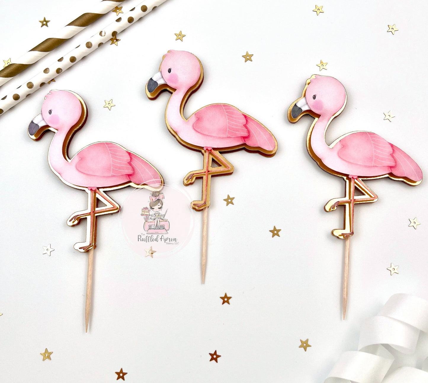 Flamingo Cupcake Toppers